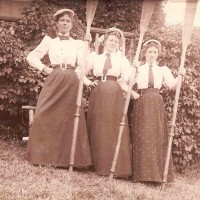 Danforth Girls-Emiline, Nettie, Bel, c. 1910