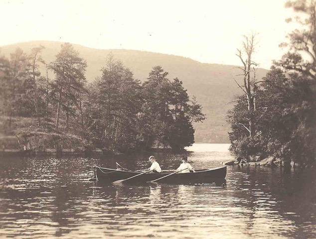 In the Harbor Island Channel, c. 1910
