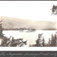 The Sagamore Passing Forest Ledge, c. 1910
