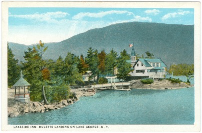Lakeside Inn, Huletts Landing, Lake George, N. Y.